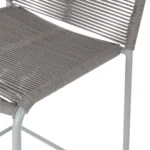 Zina Outdoor Counter Stool - Heathered Gray