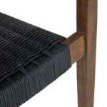 Reyes Outdoor Stackable Dining Armchair - Classic Brown