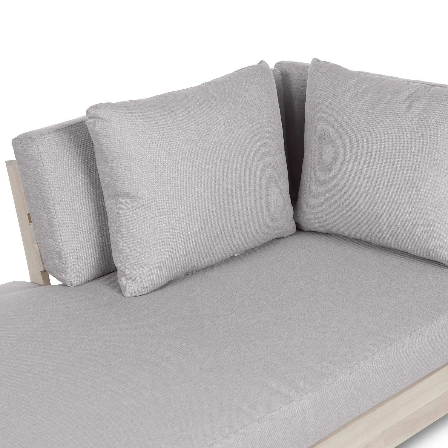 Lubek 69.25_ Outdoor Low Left Chaise Lounge - Beach Sand - Image 8