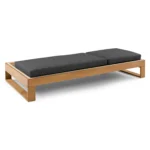 Toro 80.5_ Outdoor Chaise Lounge - Dravite Black