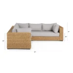 Capra 97_ Outdoor Sectional - Beach Sand