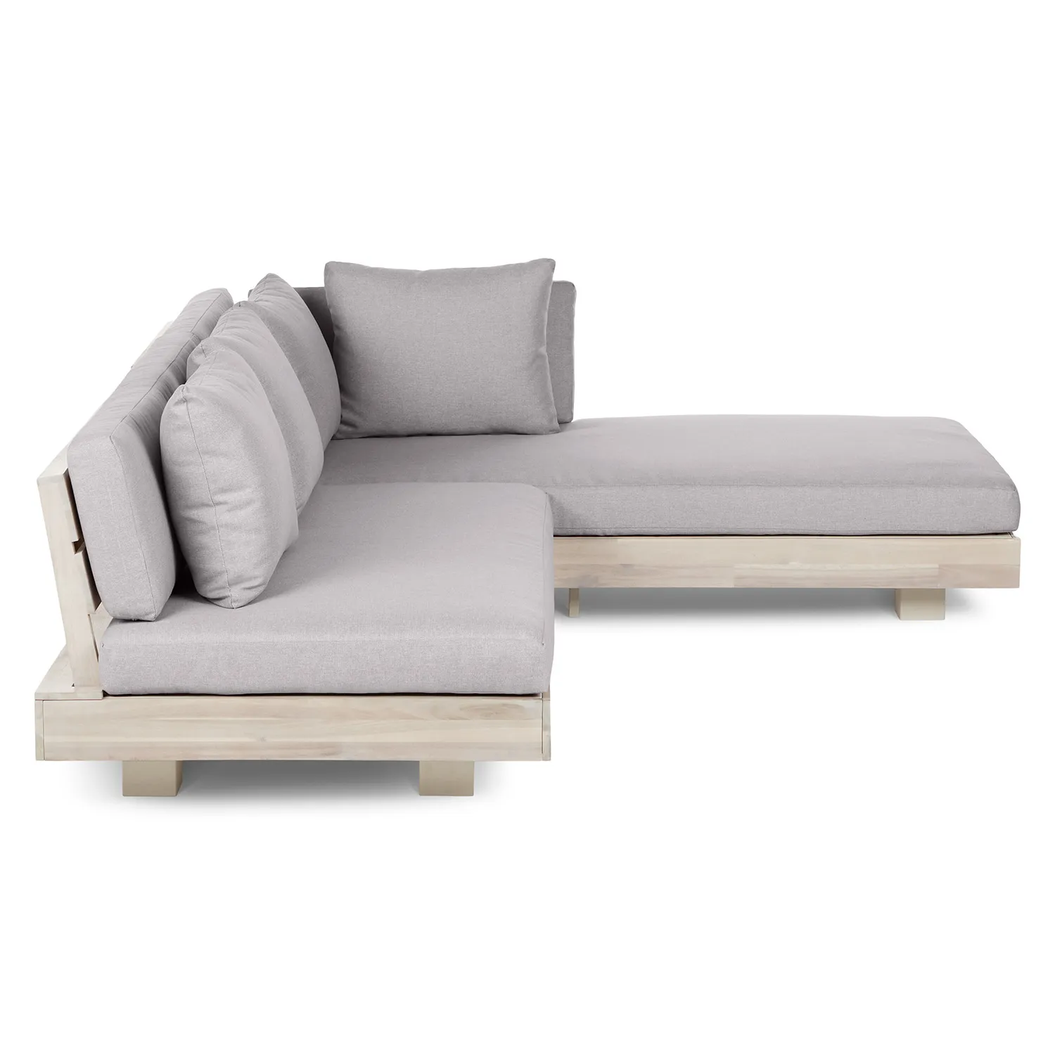 Lubek 82.5_ Outdoor Low Right Sectional - Beach Sand - Image 5