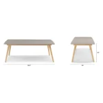 Atra 78.5_ Outdoor Dining Table - Concrete