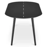 Ballo 78.5_ Outdoor Dining Table - Black