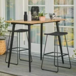 Latta Outdoor Bar Table - Slate Gray