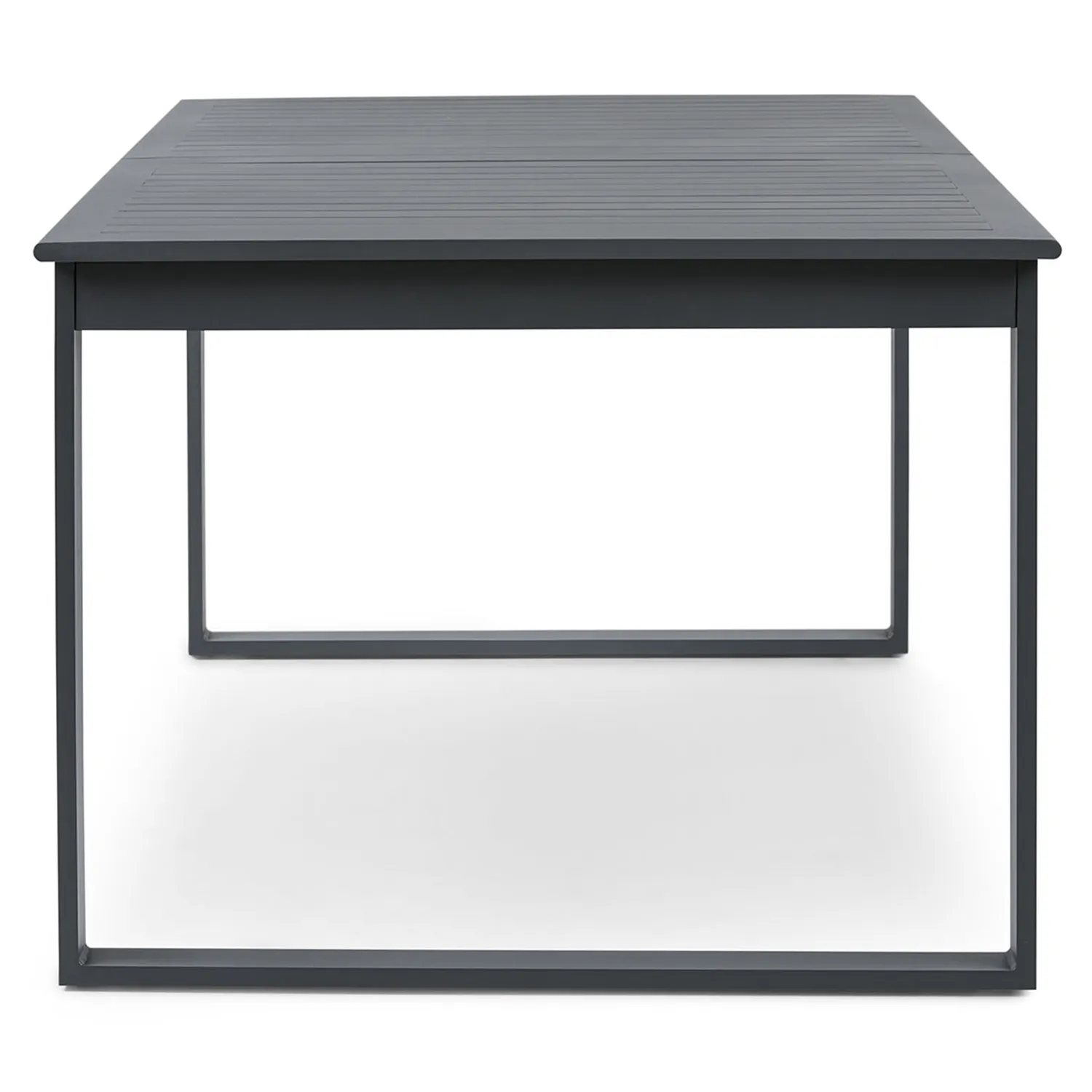 Ofer 56.5_ - 80.5_ Outdoor Extendable Dining Table - Dark Gray - Image 18