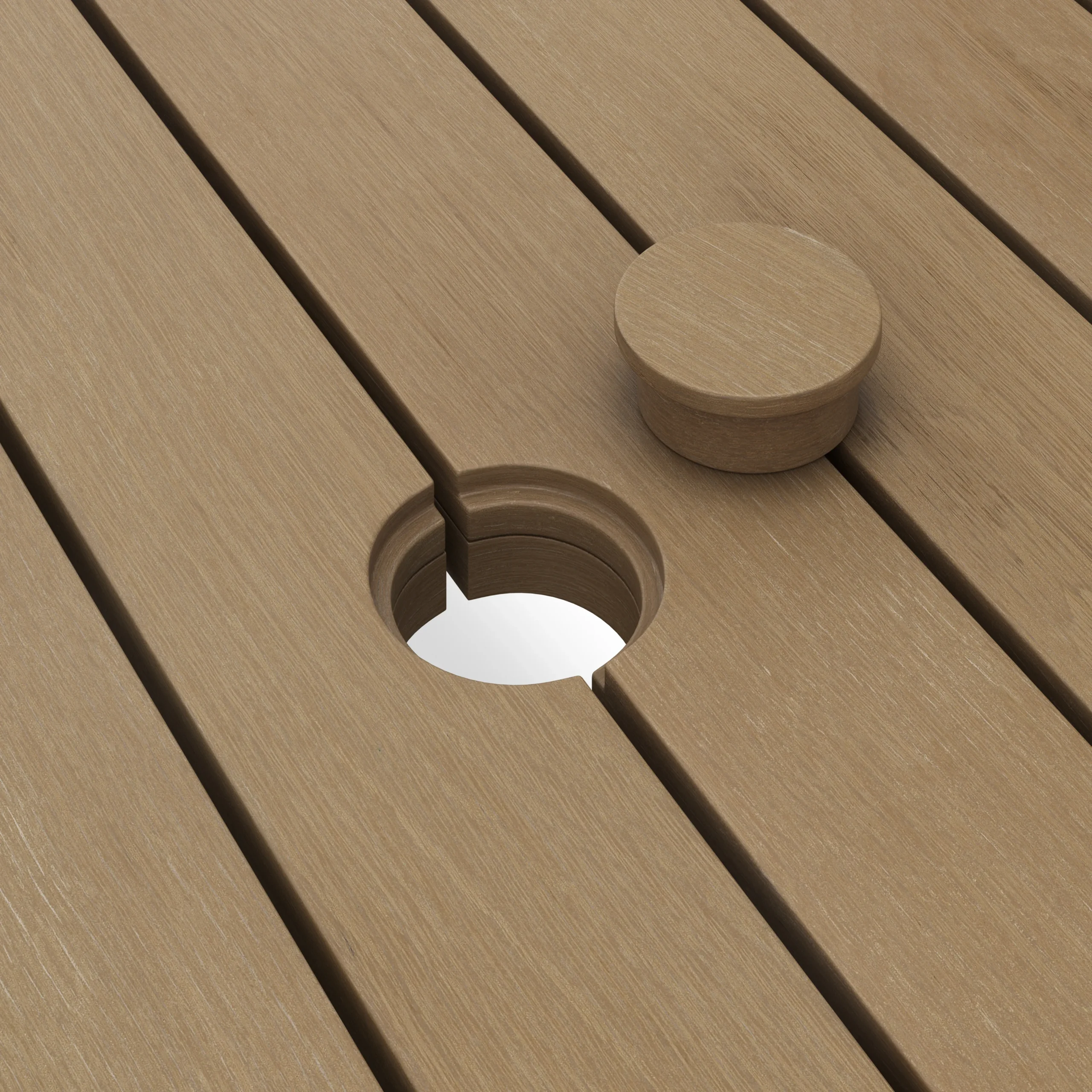 Rosa 75_ Outdoor Dining Table - Eucalyptus - Image 4