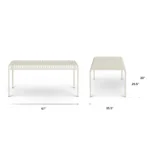 Sarek 67_ Outdoor Dining Table - Taupe