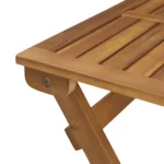 Elanora Outdoor Folding Cafe Table - Light Acacia