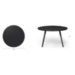 Halden Outdoor Large Side Table - Dark Charcoal