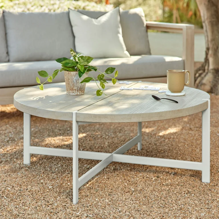 Haskel 40_ Outdoor Coffee Table - Driftwood Gray