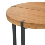 Haskel Outdoor Side Table - Shield Teak