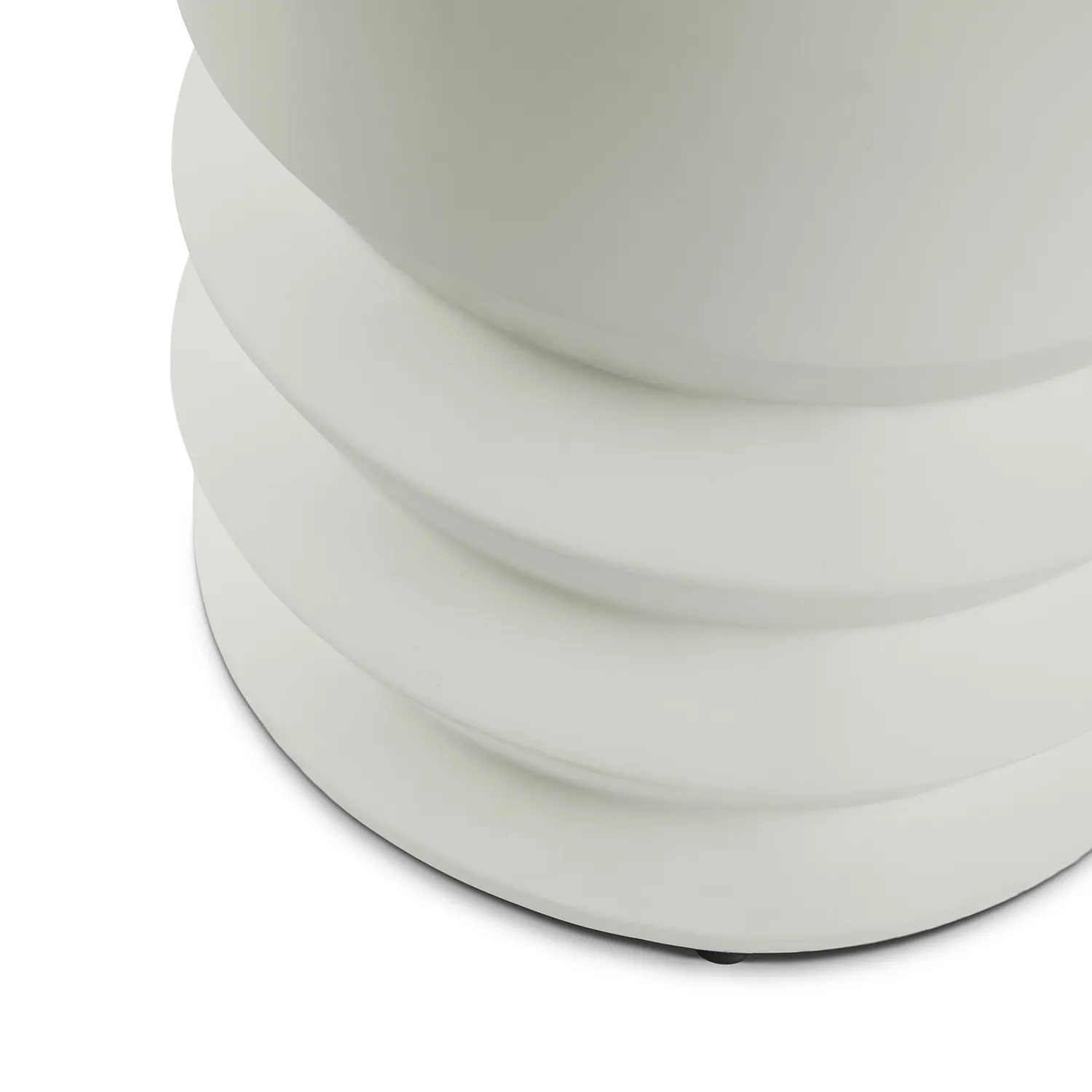 Pindo Outdoor Concrete Side Table - White - Image 6