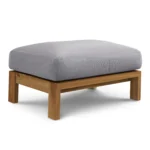 Cove 34.25_ Outdoor Ottoman - Basket Gray