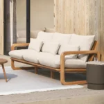 Laholm 88_ Outdoor Sofa - Dravite Ivory