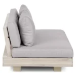 Lubek 50_ Outdoor Low Loveseat - Beach Sand