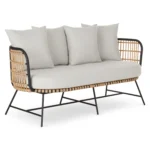 Onya 63.5_ Outdoor Loveseat - Lily White