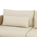 Robbi 67.25_ Outdoor Loveseat - Dravite Ivory
