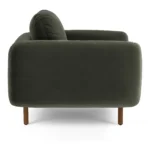 Sanders 37_ Velvet Lounge Chair - Plush Pacific Green