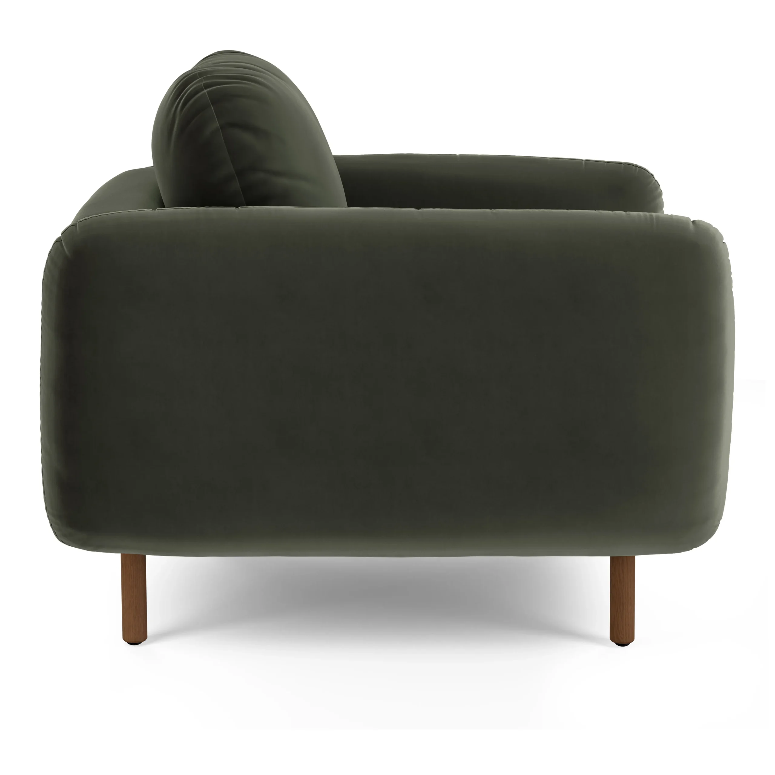 Sanders 37_ Velvet Lounge Chair - Plush Pacific Green - Image 10