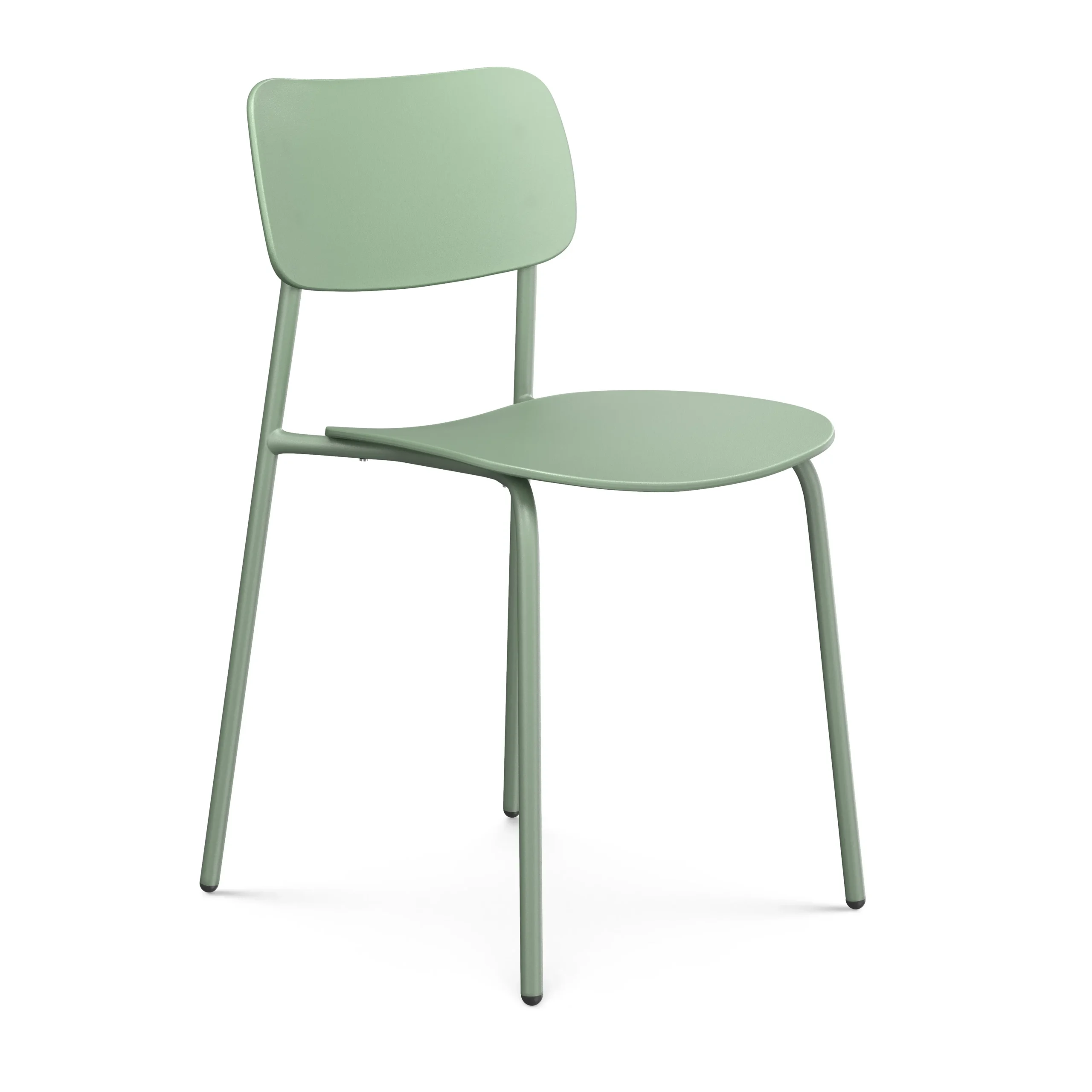Ari Outdoor Stackable Dining Chair - Khaki Green - Image 10