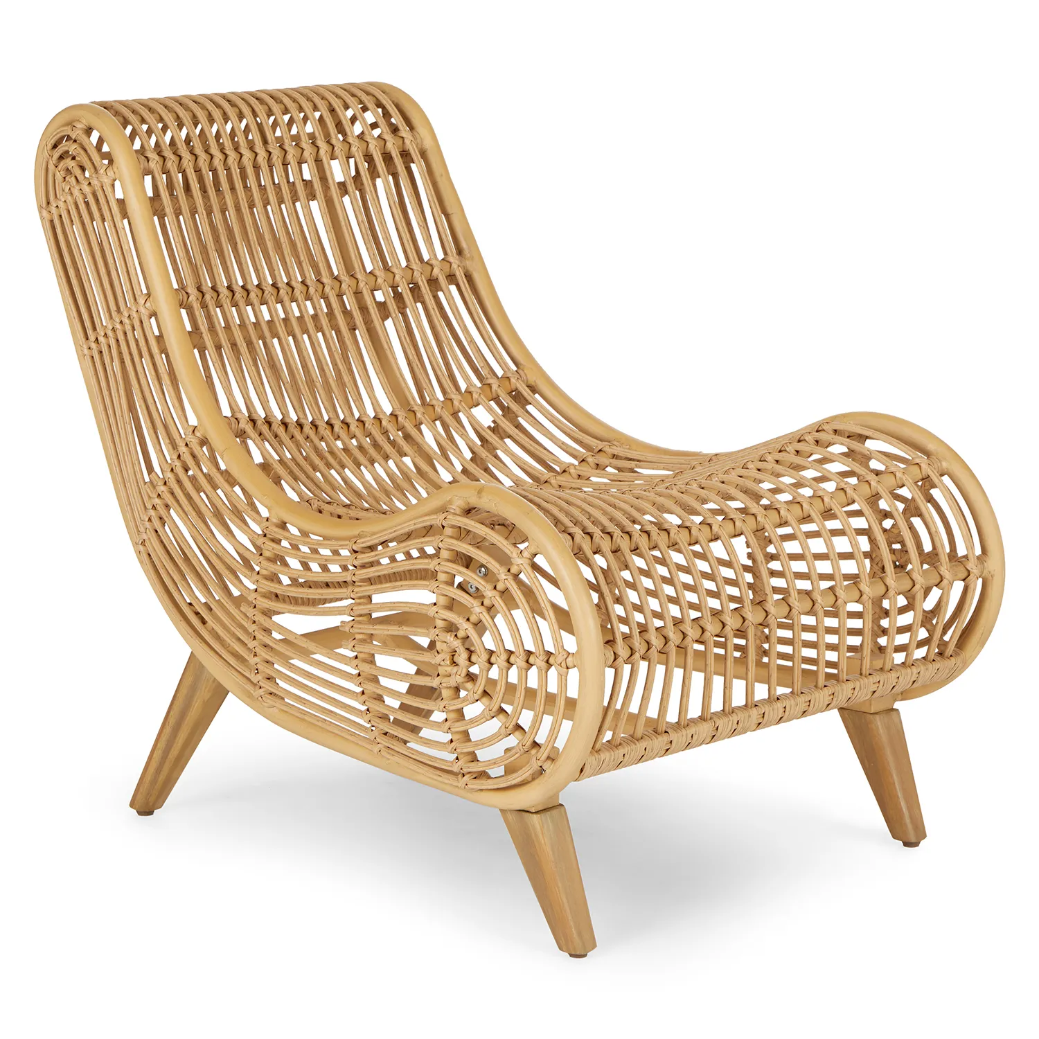 Calova 28_ Outdoor Lounge Chair - Resin Wicker - Image 7