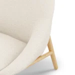 Sunny 32_ Lounge Chair - Ivory Wool Bouclé