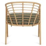 Dalarna 25_ Outdoor Lounge Chair - Dravite Green
