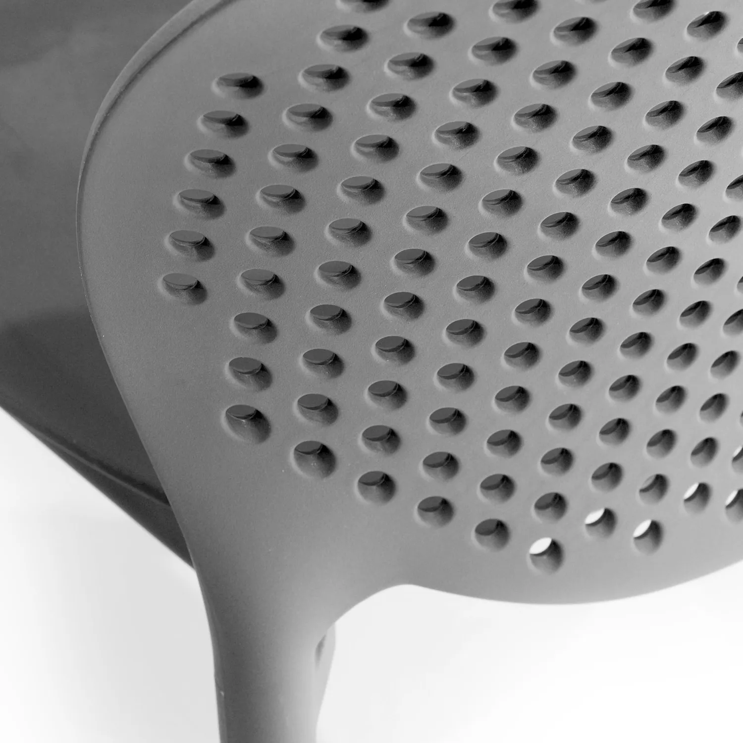 Dot Outdoor Stackable Dining Chair - Graphite - Image 8
