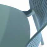 Dot Outdoor Stackable Dining Chair - Surf Blue