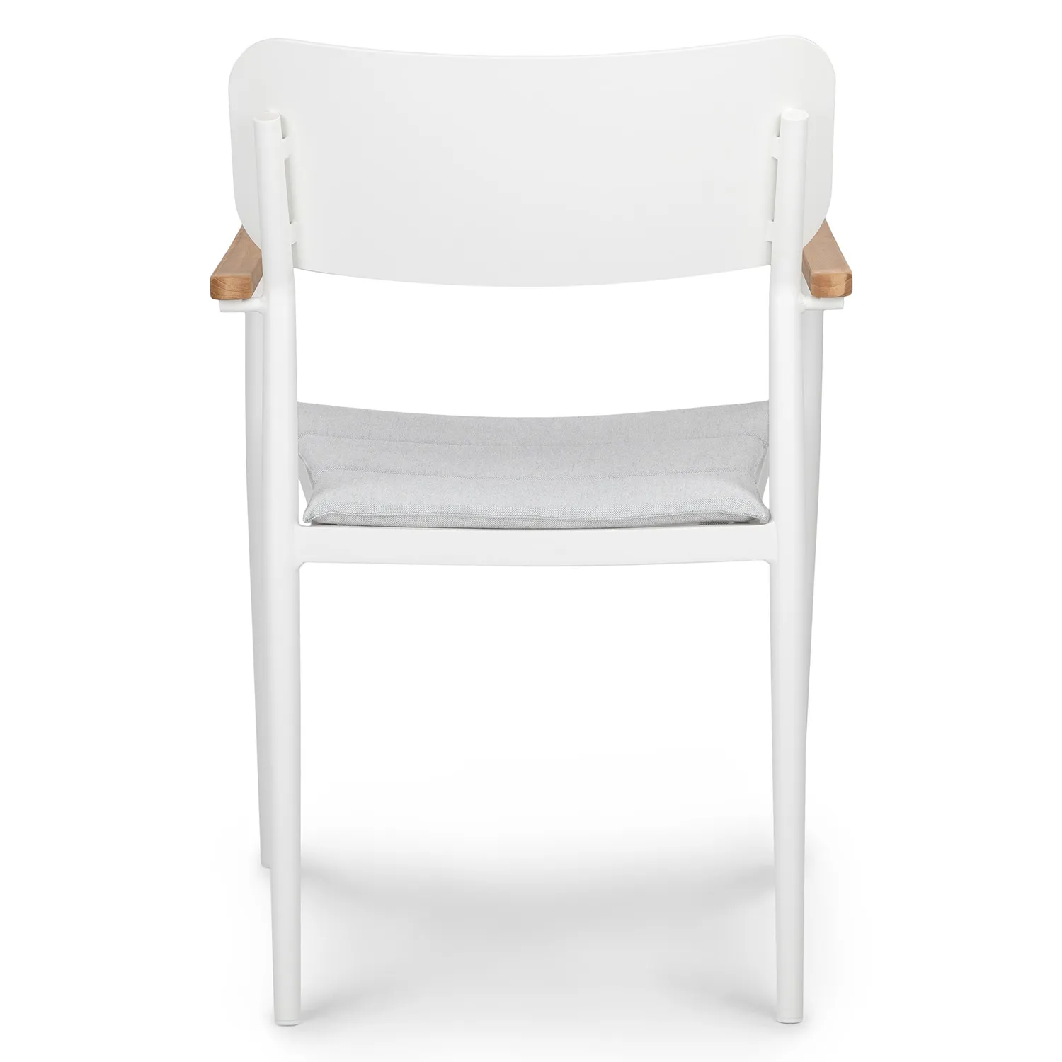 Elan Outdoor Stackable Dining Chair - White - Image 6