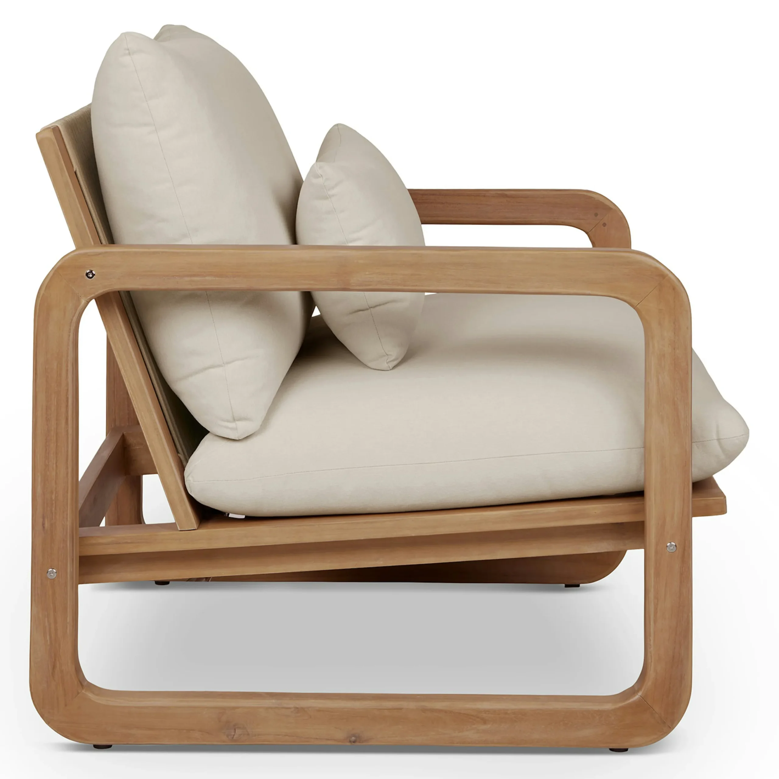 Laholm 36.5_ Outdoor Lounge Chair - Dravite Ivory - Image 6