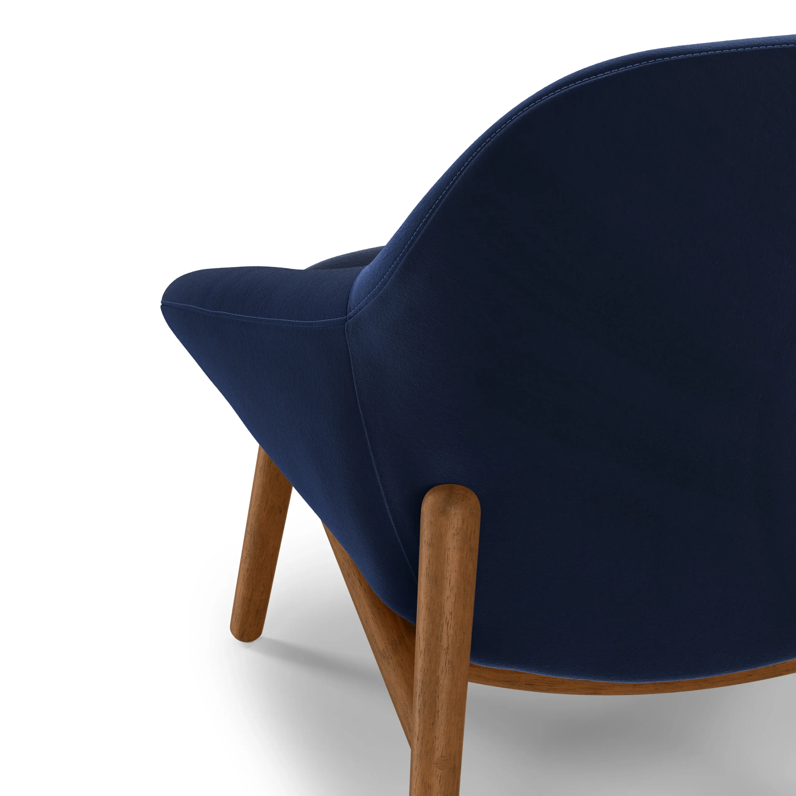 Sunny 32_ Velvet Lounge Chair - Hale Ink - Image 5