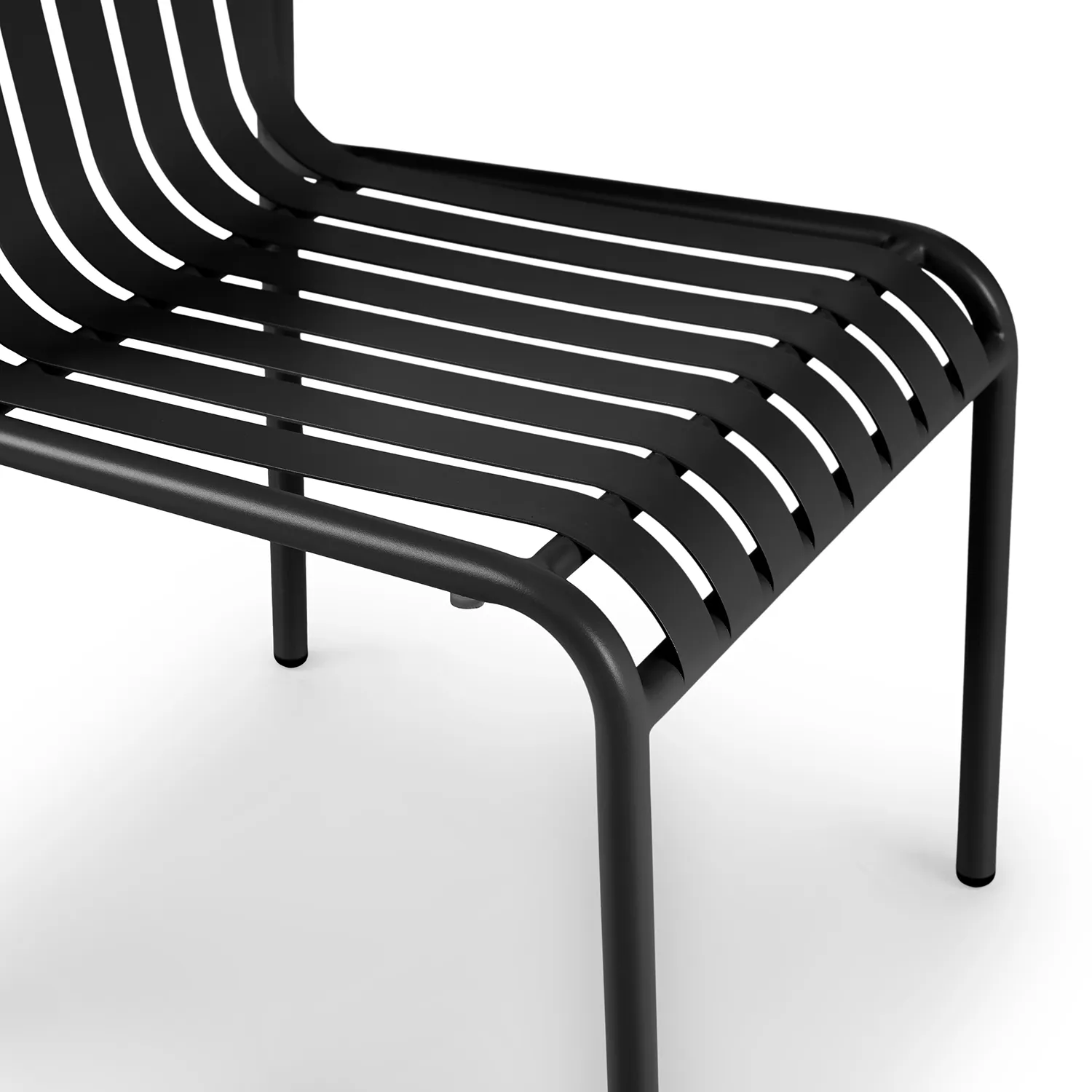 Sarek Outdoor Stackable Dining Chair - Black - Image 11
