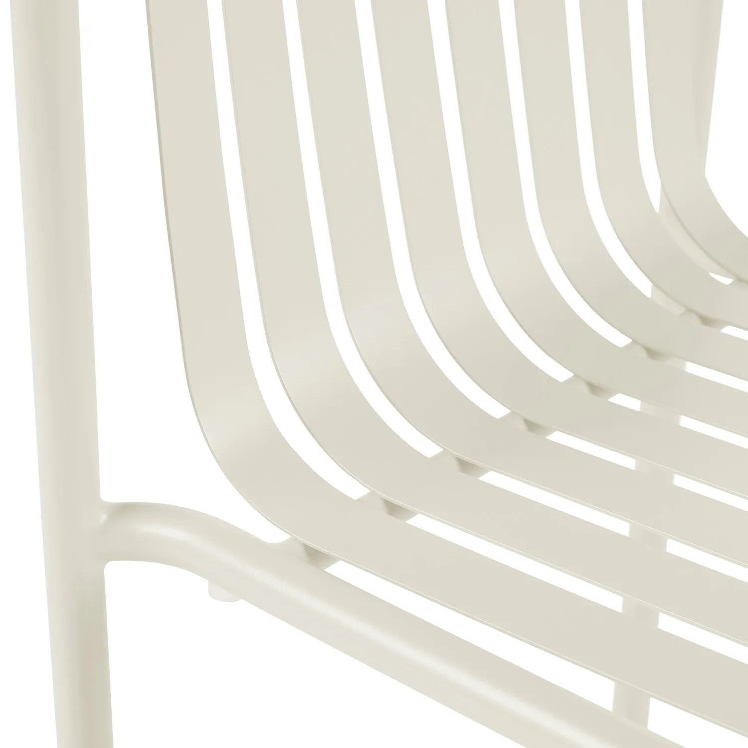 Sarek Outdoor Stackable Dining Chair - Taupe - Image 11