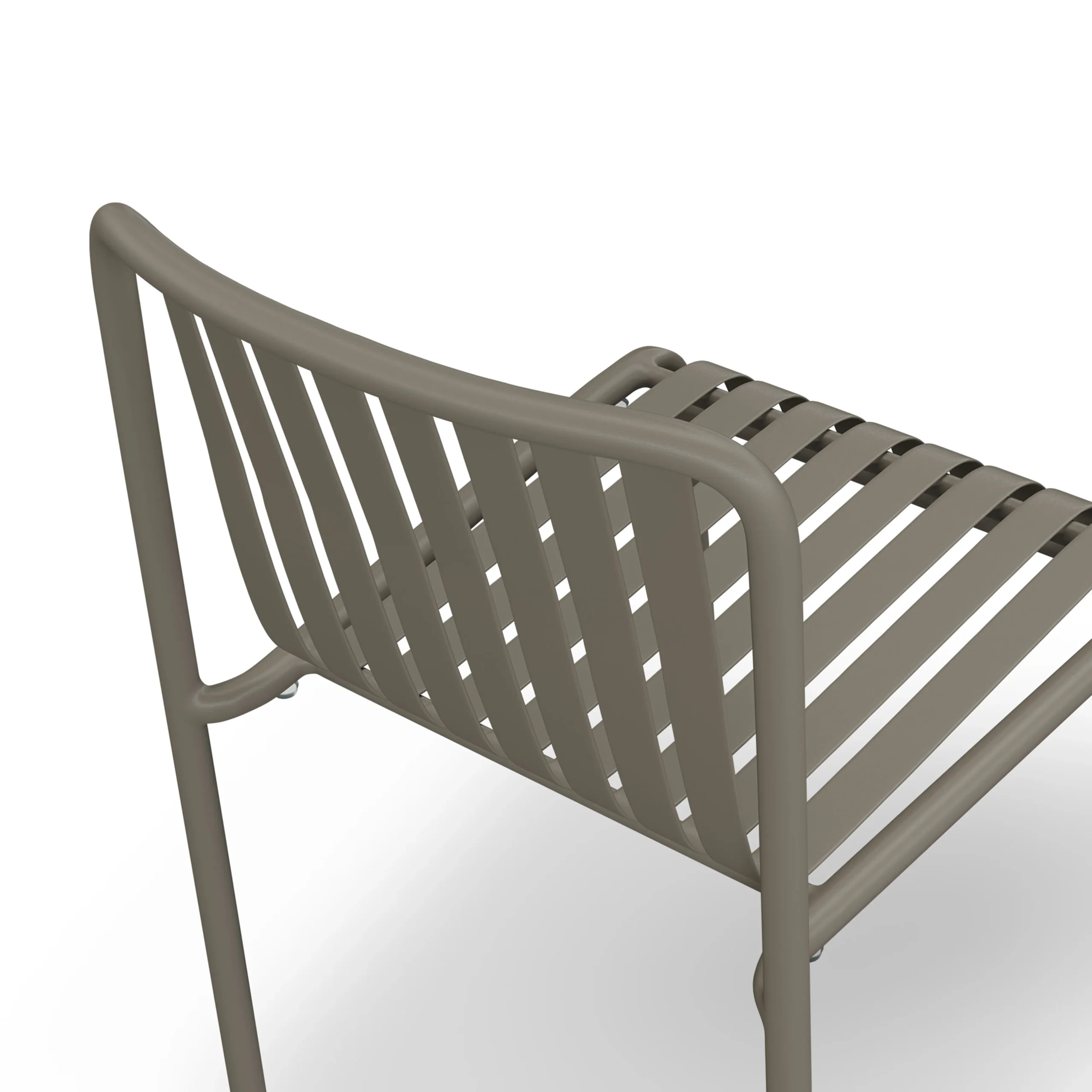 Sarek Outdoor Stackable Dining Chair - Warm Stone - Image 4