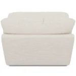 Leigh 39.5_ Armless Chair Module - Ivory Wool Bouclé