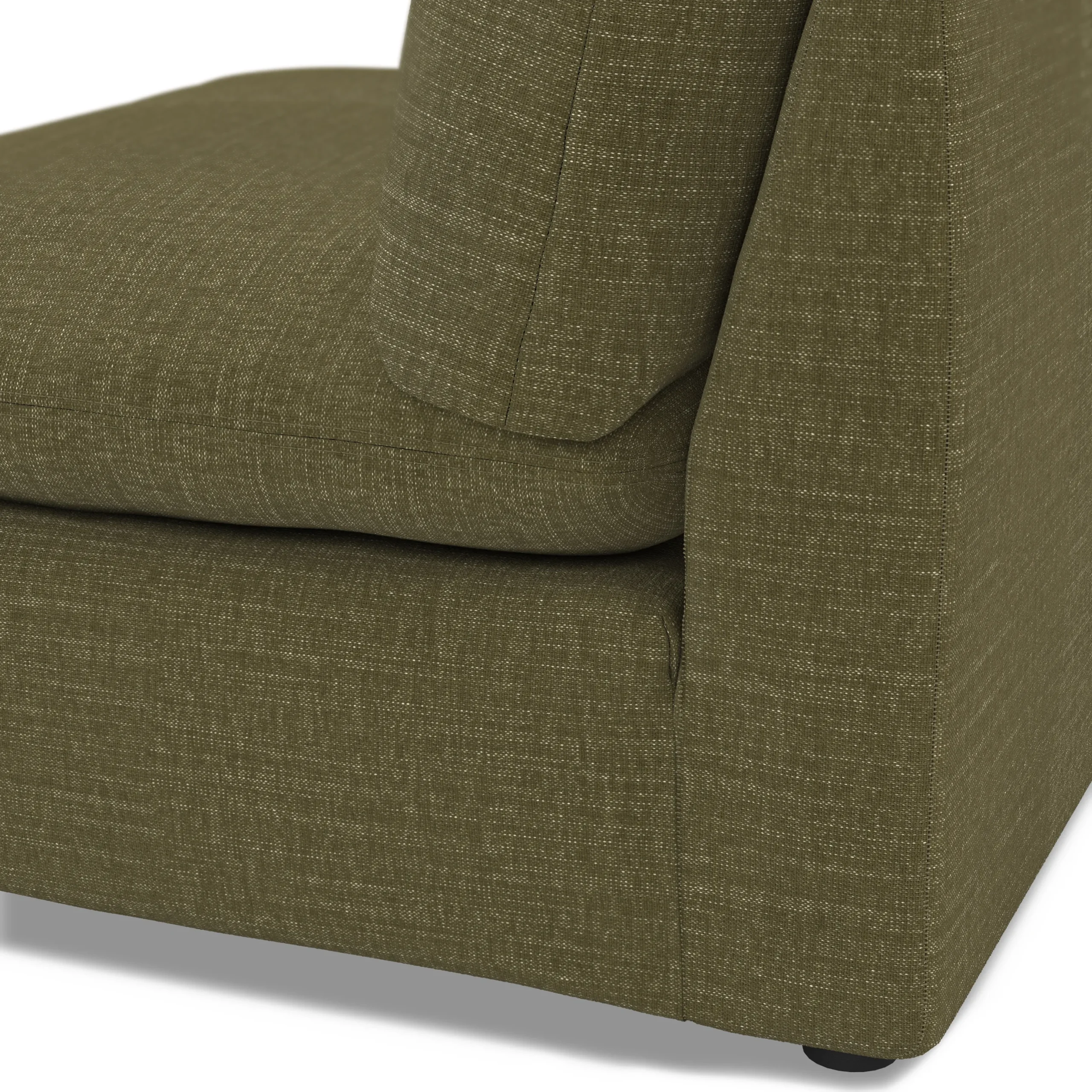 Leigh 39.5_ Armless Chair Module - Napa Moss - Image 6