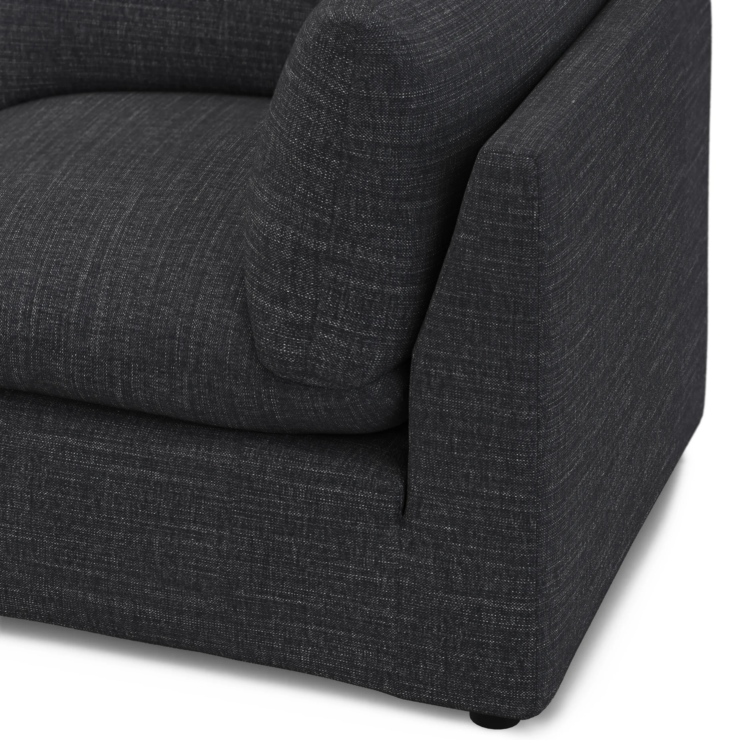 Leigh 41_ Corner Chair Module - Napa Charcoal - Image 8