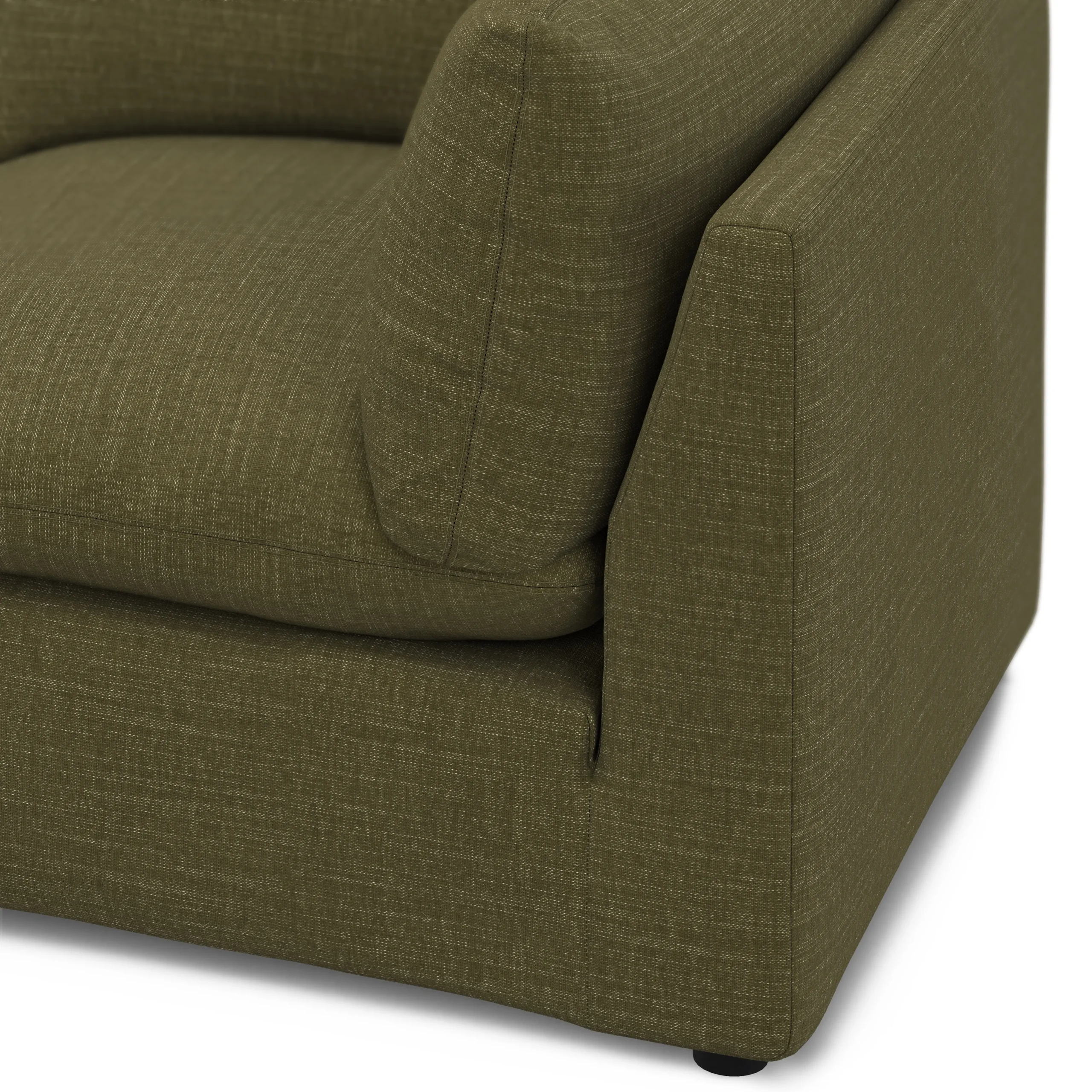 Leigh 41_ Corner Chair Module - Napa Moss - Image 6