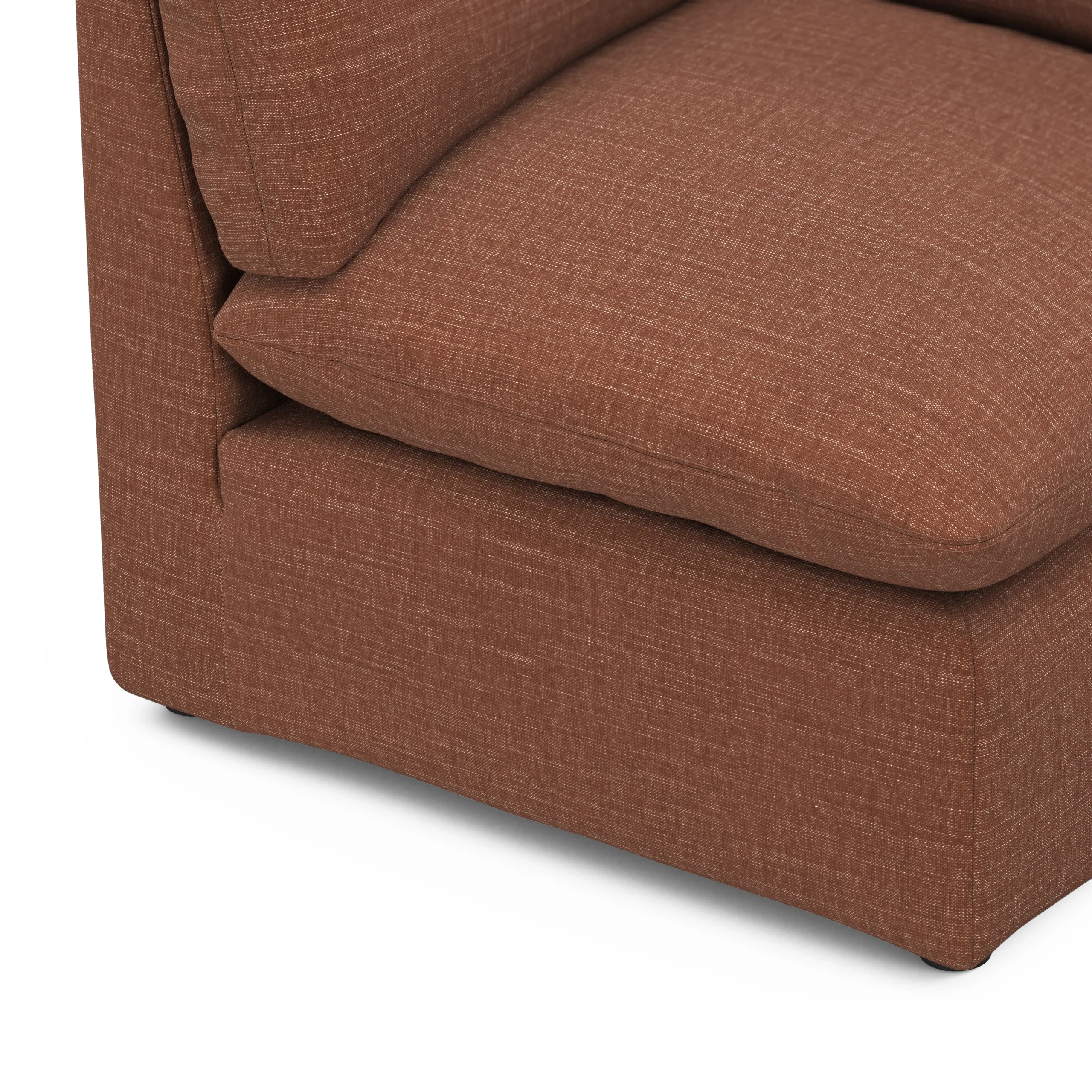 Leigh 41_ Corner Chair Module - Napa Rust - Image 6