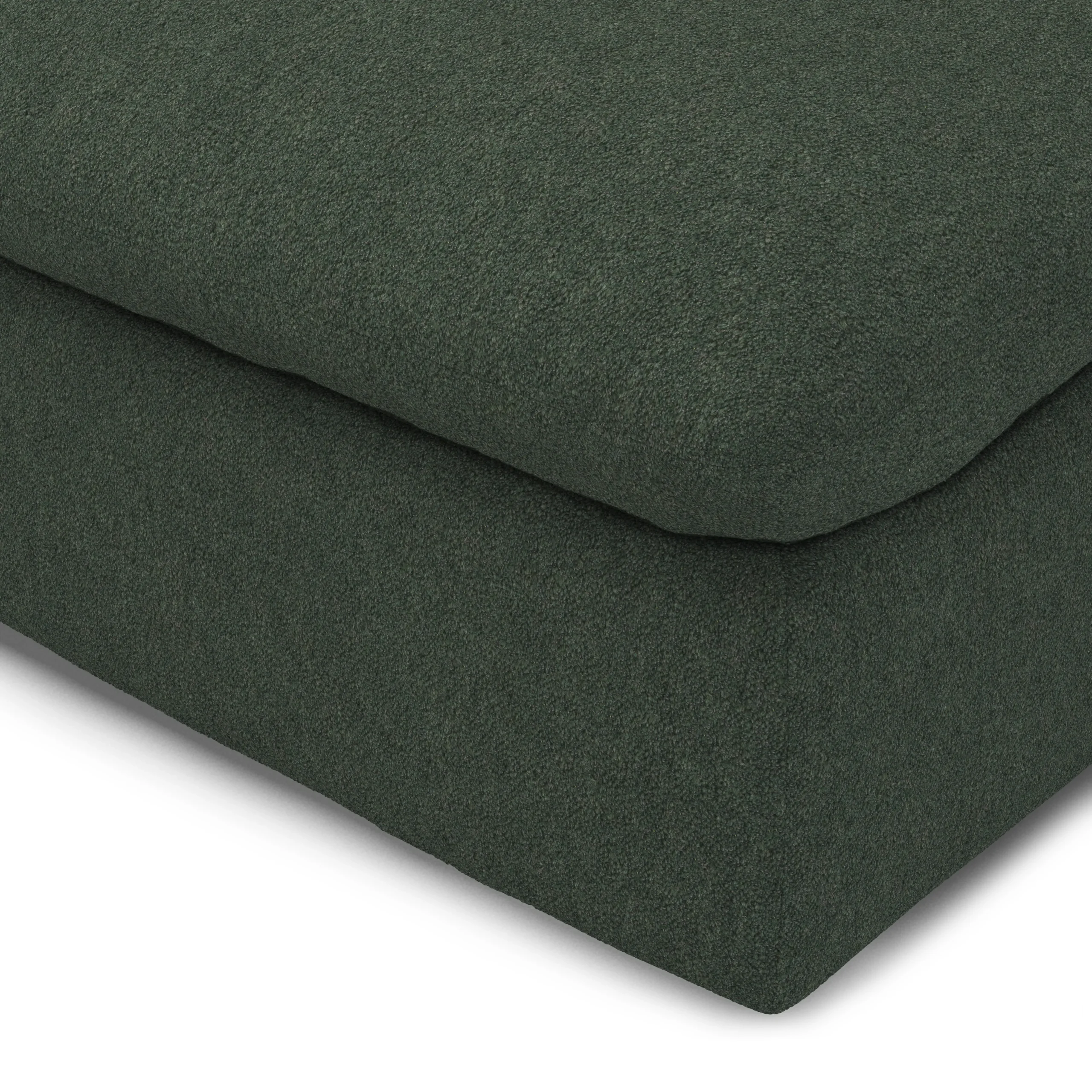 Leigh 46_ Left Arm Module - Green Wool Bouclé - Image 10