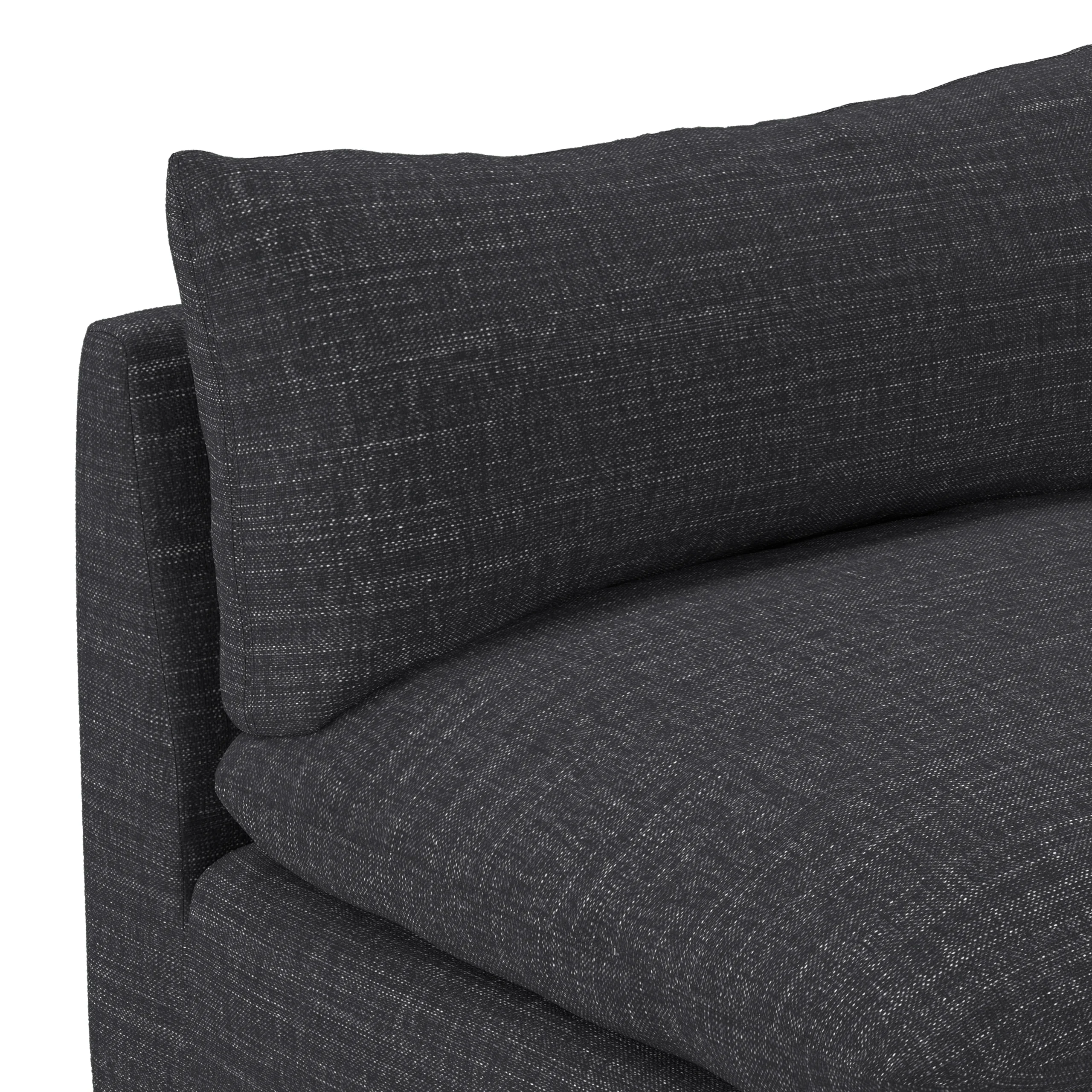 Leigh 79_ Armless Modular Sofa - Napa Charcoal - Image 6