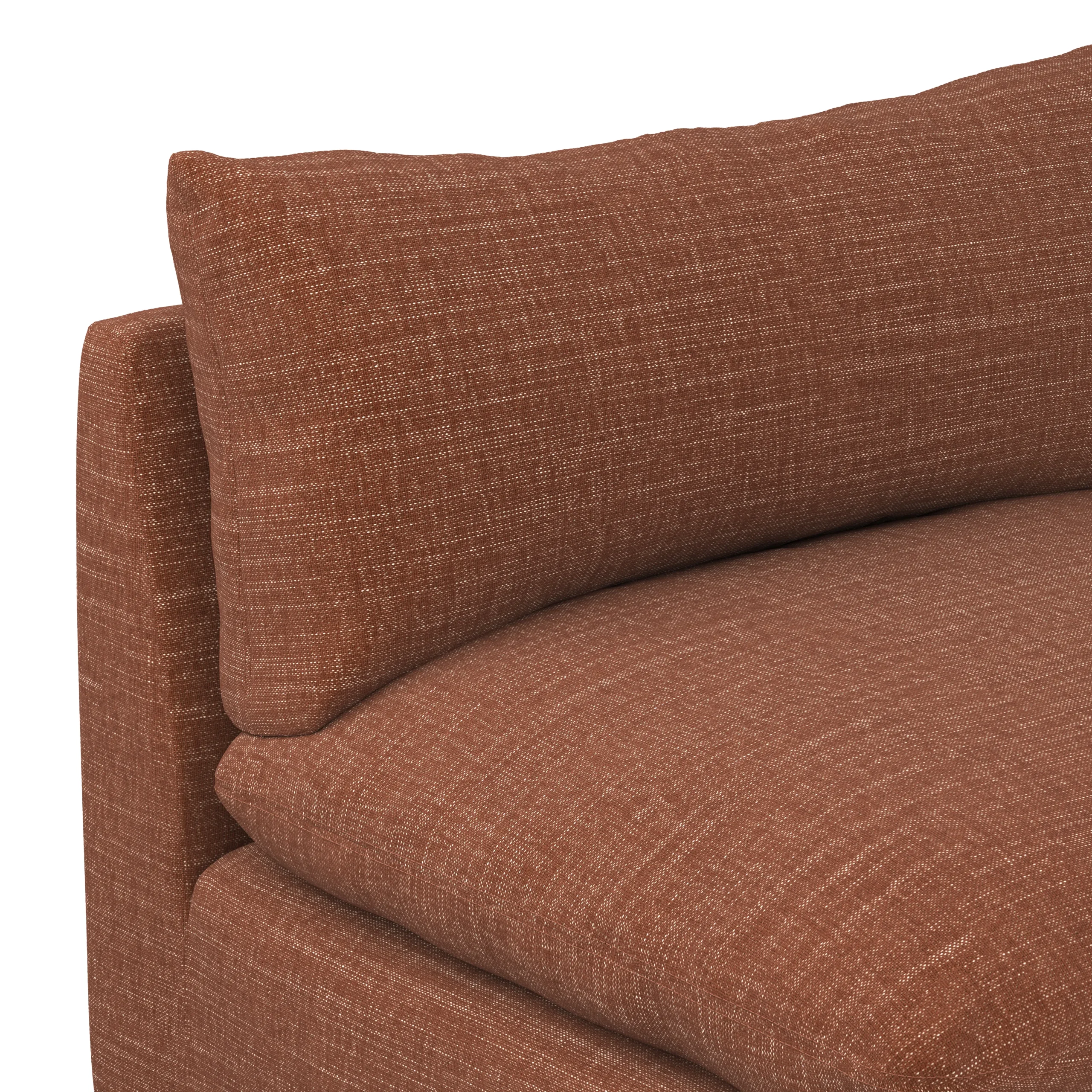 Leigh 79_ Armless Modular Sofa - Napa Rust - Image 10