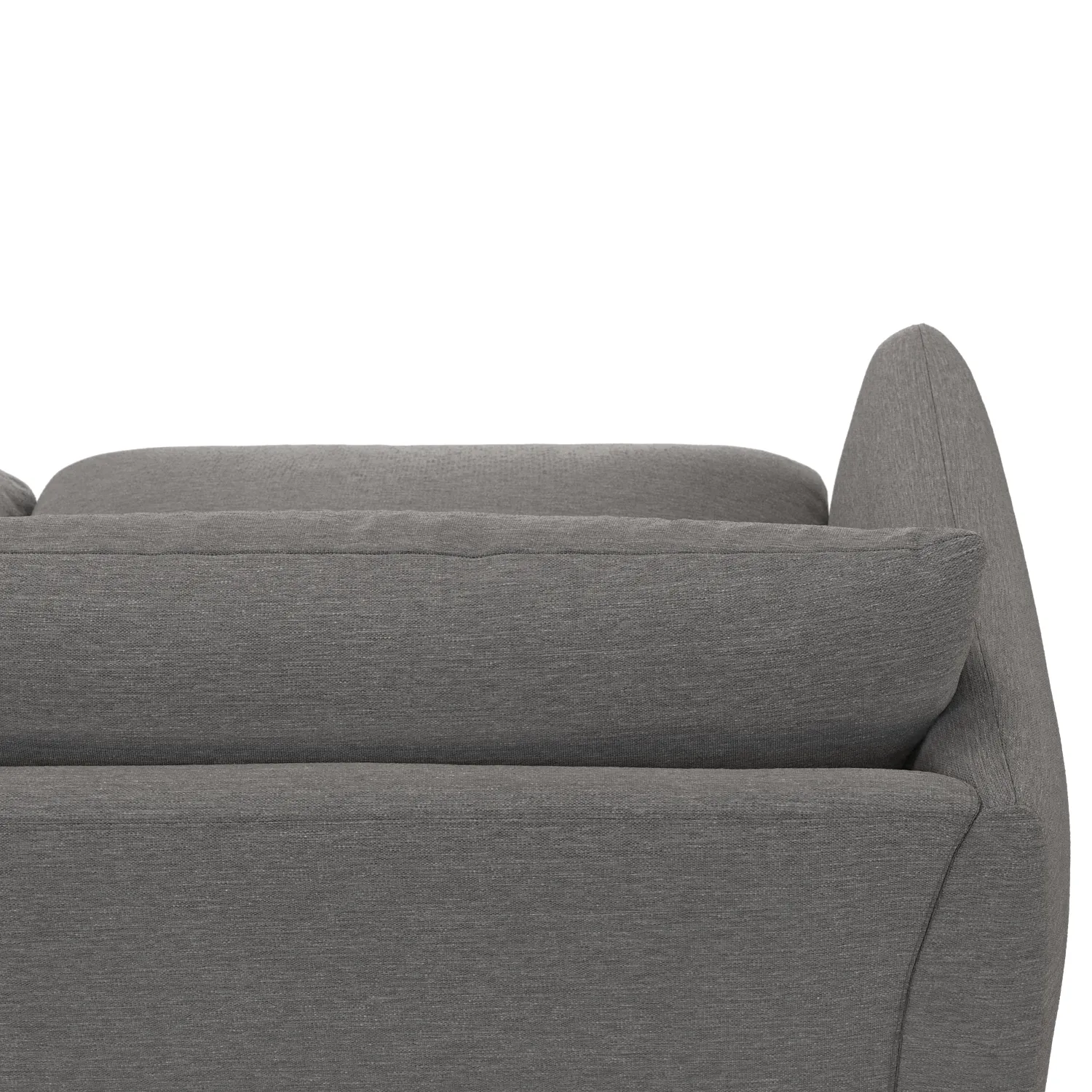 Leigh 92_ Modular Sofa - Silver Gray - Image 6
