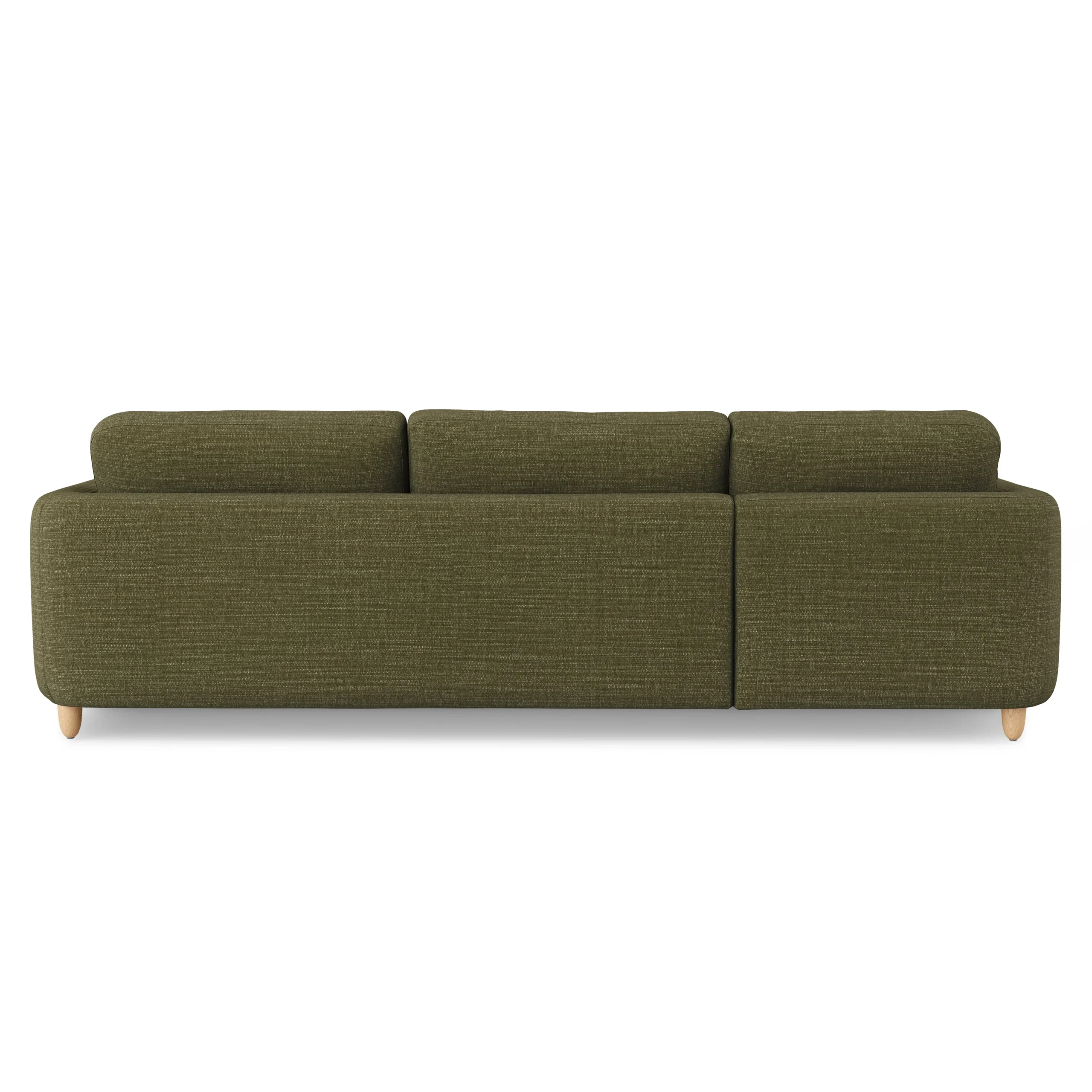 Vati 114_ Left Storage Sleeper Sectional - Natural Oak and Napa Moss - Image 9