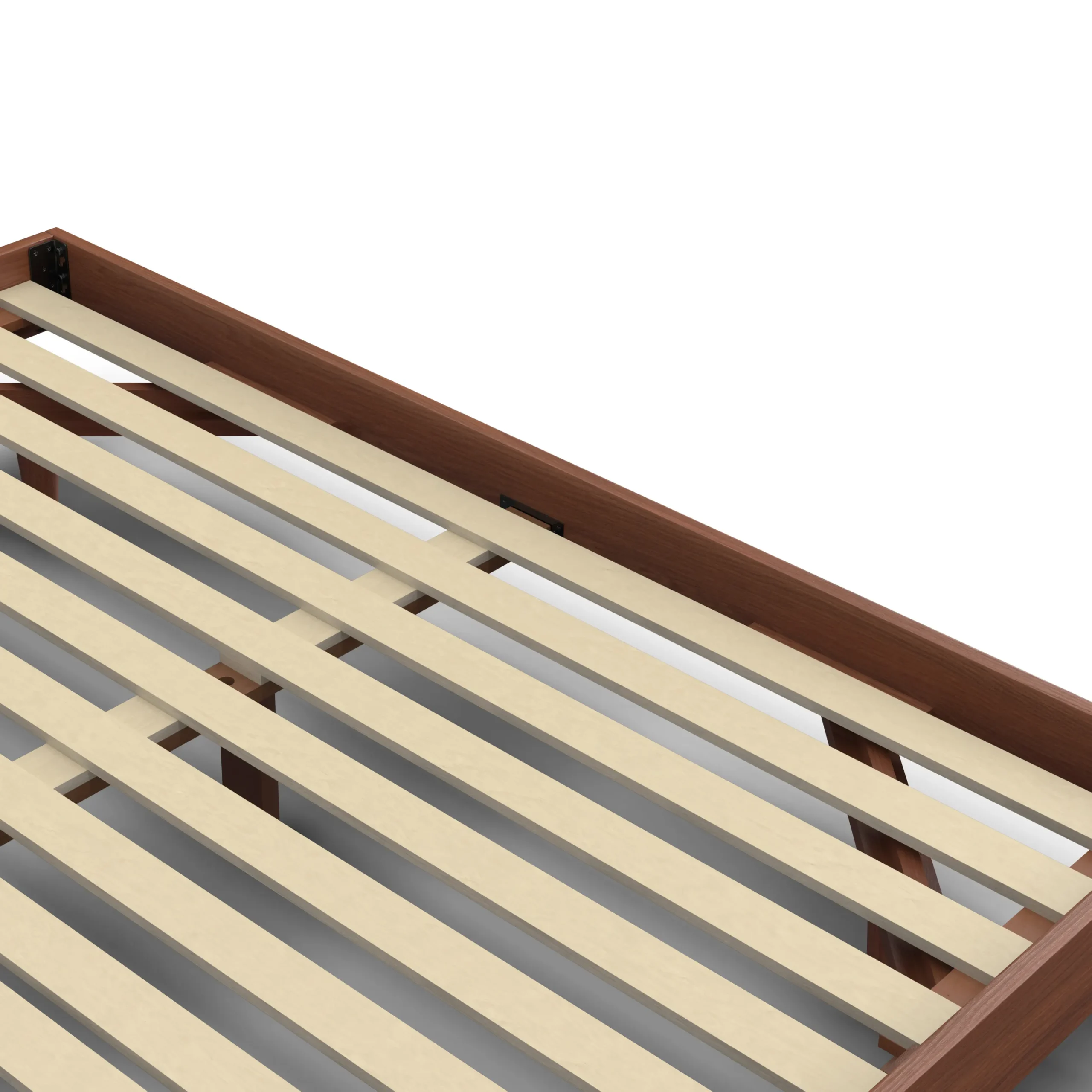 Basi King Bed Frame - Walnut - Image 10