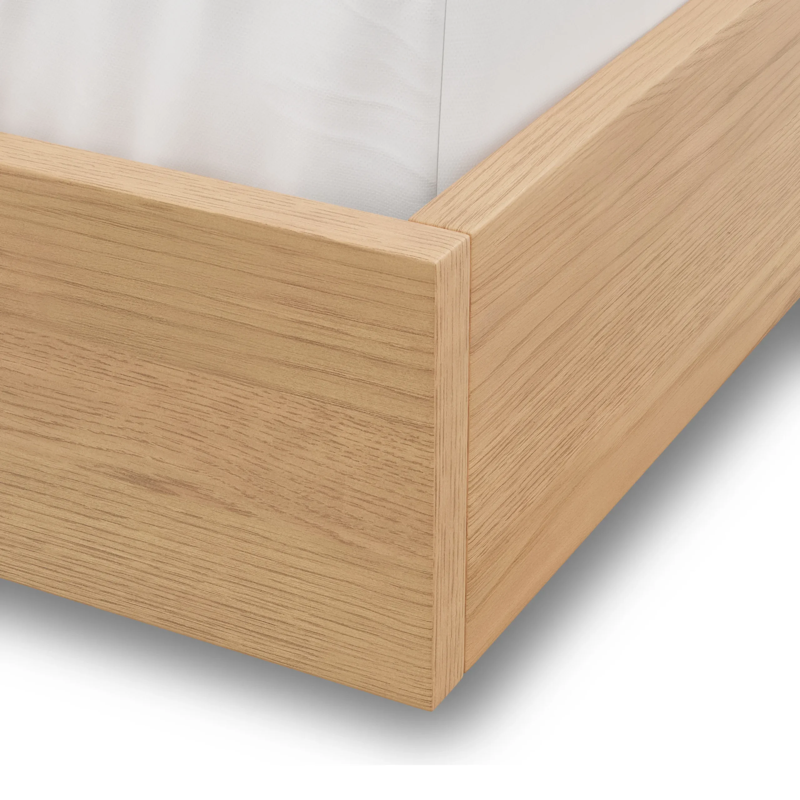 Basi King Bed Frame - White Oak - Image 7