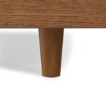 Basi Queen Bed Frame - Smoked Oak