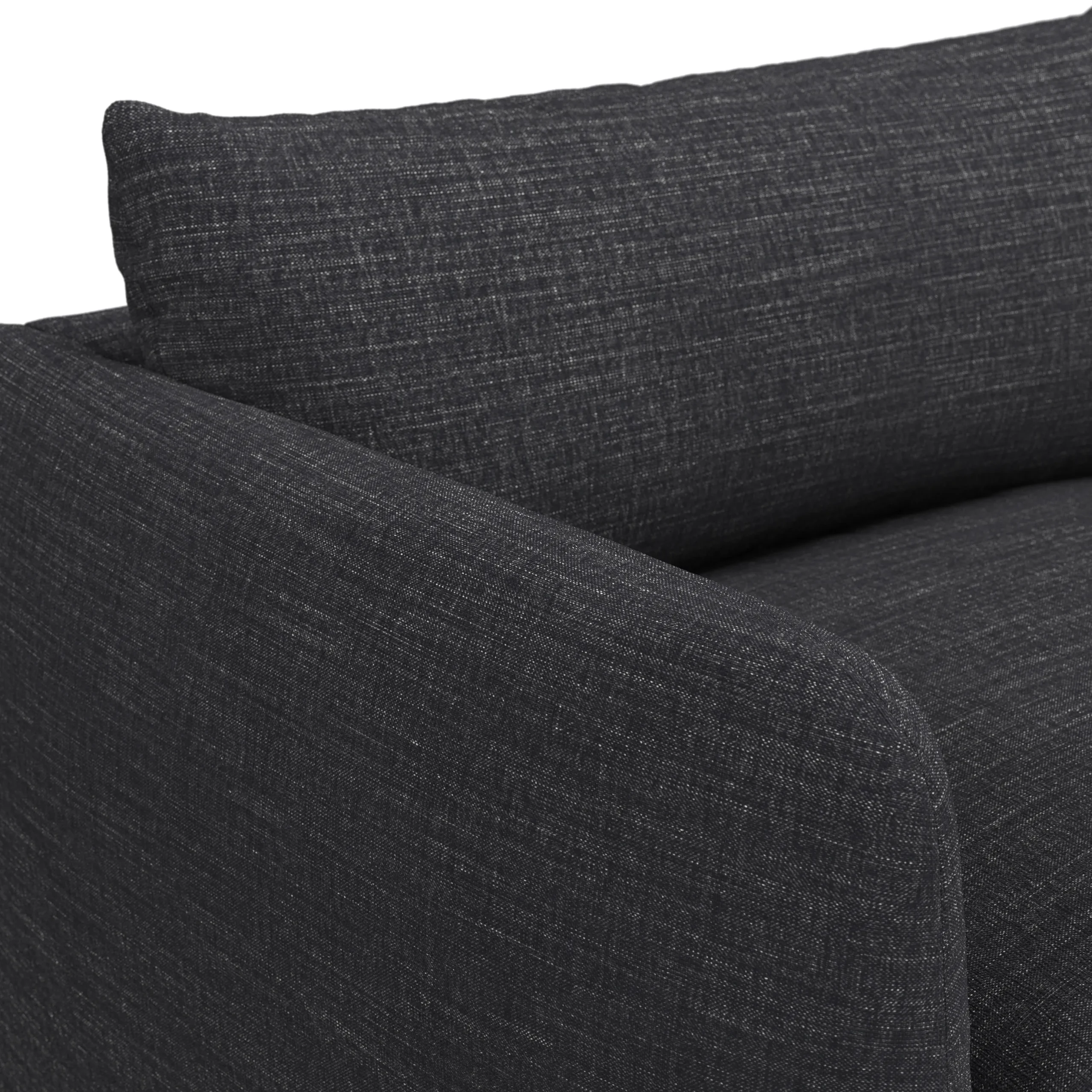 Leigh 131.5_ Modular Sofa - Napa Charcoal - Image 6